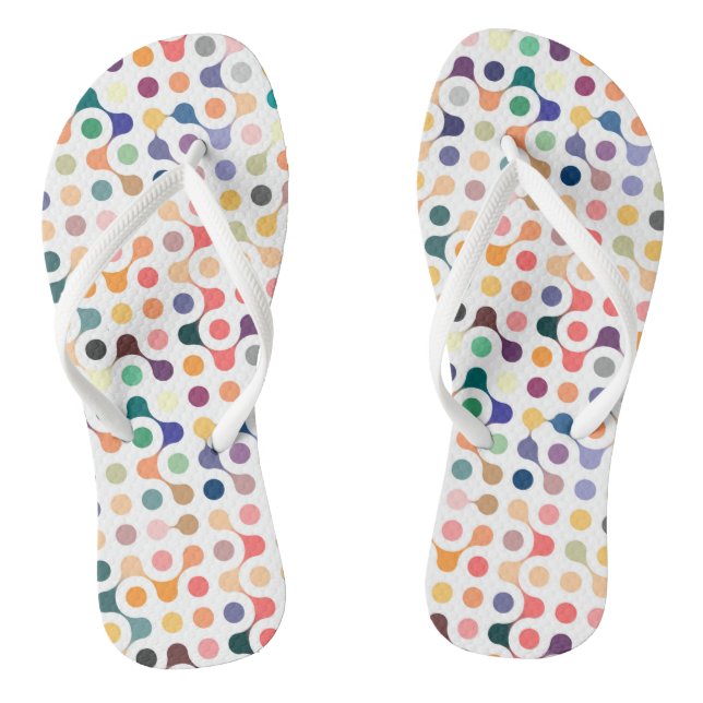 Chanclas Patrón de estructura molecular (Plantilla)