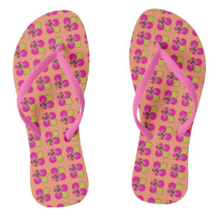 Chanclas Patrón de Fleur De Lis pajarita