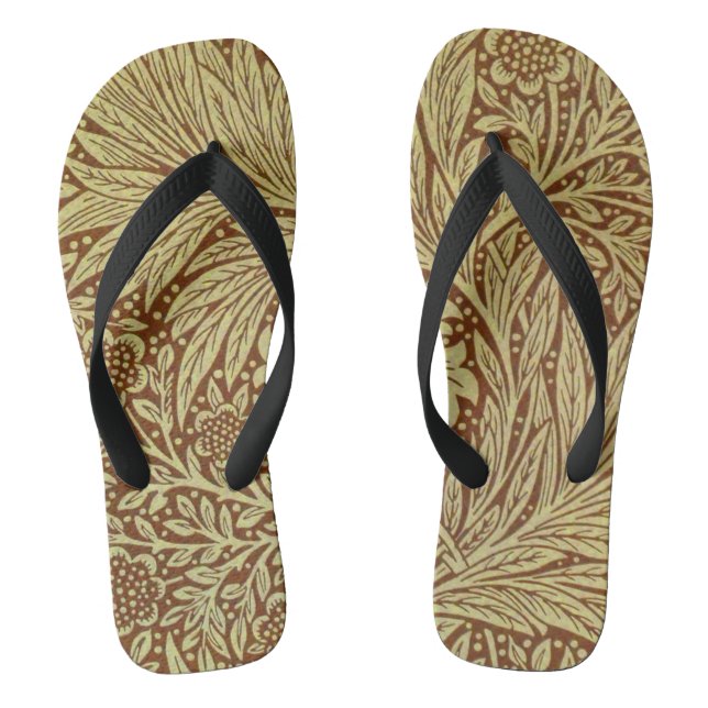 Chanclas Patrón de Flor Antigua Marigold de William Morris (Plantilla)