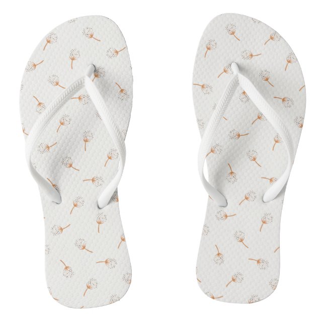Chanclas Patrón de flor de punto de polka cúpula (Plantilla)