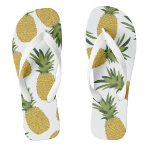 Chanclas Patrón de fruta tropical de piña