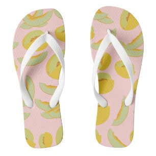 Chanclas Patrón de frutas de Melones de Honeydew