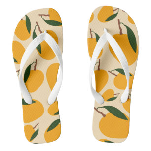 Chanclas Patrón de frutas del verano del mango
