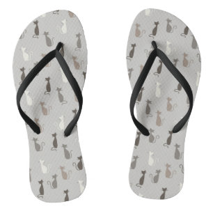 Chanclas Patrón de gatos