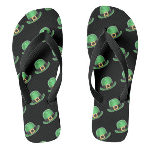 Chanclas Patrón de Gorra del Día Verde de San Patricio en n
