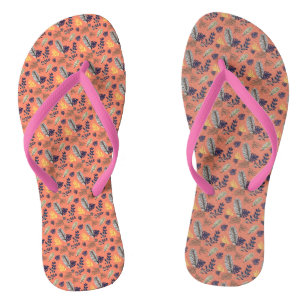 Chanclas Patrón de hoja moderna