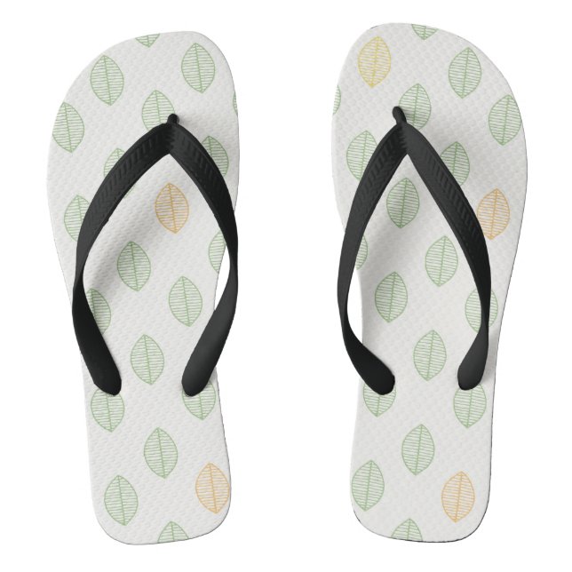 Chanclas Patrón de hojas botánicas de corte (Plantilla)