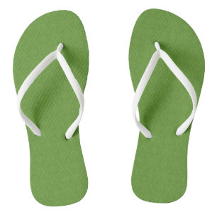 Chanclas Patrón de iconos verdes afortunados