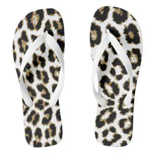 Chanclas Patrón de impresión de Cheetah Leopardo Animal