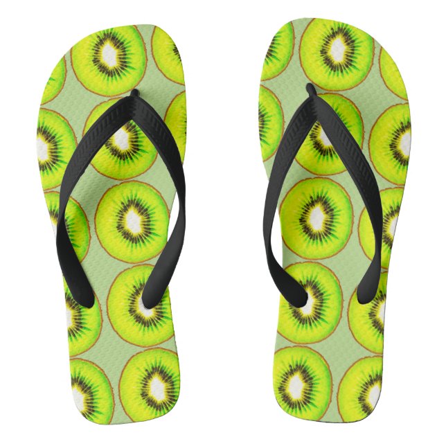 Chanclas Patrón de Kiwi (Plantilla)