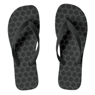 Chanclas Patrón de línea blanca tradicional de japón exager