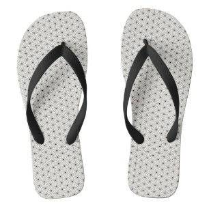 Chanclas Patrón de línea discontinua de hojas de lujo japon