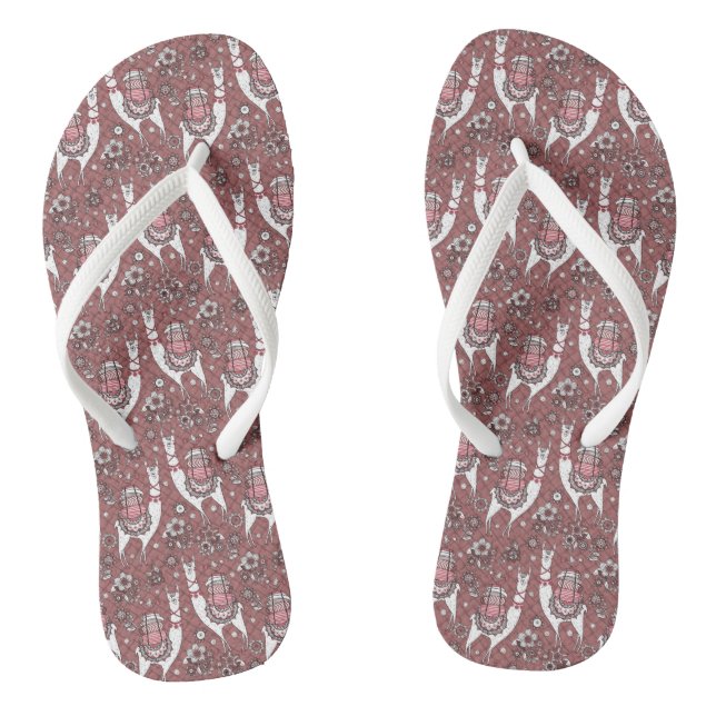 Chanclas Patrón de Llamas Graciosas (Plantilla)