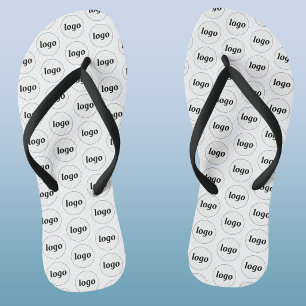 Chanclas Patrón de logotipo simple para promoción empresari