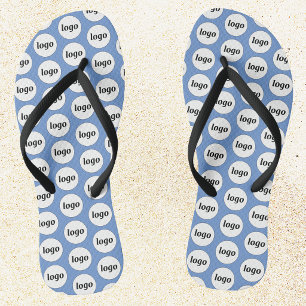Chanclas Patrón de logotipo simple para promoción empresari