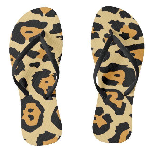 Chanclas Patrón de manchas de guepardo moderno (Plantilla)