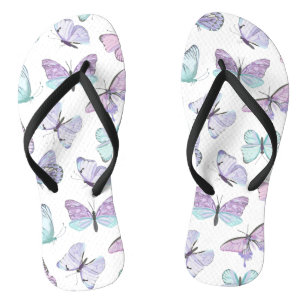 Chanclas Patrón de mariposa de bonito