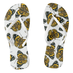 Chanclas Patrón de mariposa de dama pintada