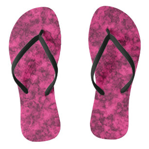Chanclas Patrón de mármol brillante de Crimson