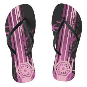 Chanclas Patrón de medio tono técnico