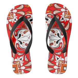 Chanclas Patrón de mosaico cerámico portugués