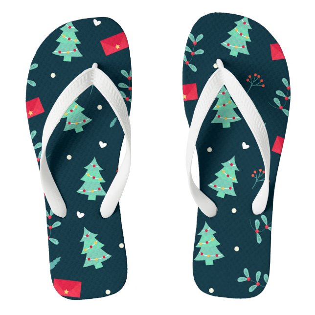 Chanclas patrón de navidades (Plantilla)