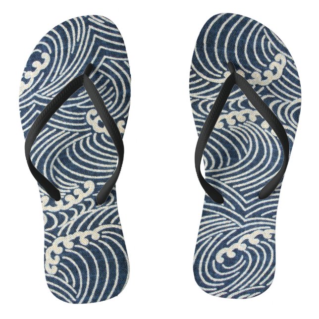Chanclas Patrón de onda japonés (Plantilla)