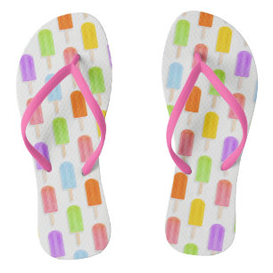 Chanclas Patrón de opúsculos del arcoiris de verano