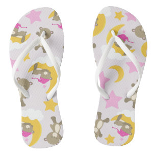 Chanclas Patrón De Osos, Osos De Teddy, Osos Cubiertos, Est