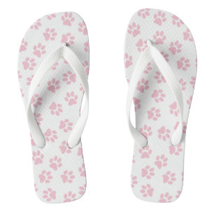 Chanclas Patrón De Patas, Patas De Perro, Patas De Bebé Ros