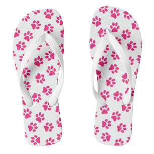 Chanclas Patrón De Paws, Paws De Perro, Paws Rosados