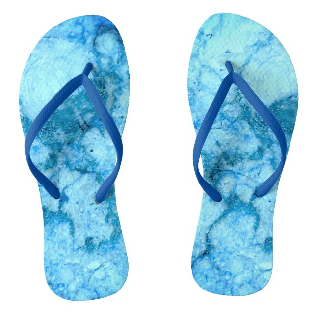 Chanclas Patrón de piedra de gema, granito azul bahiano (Plantilla)