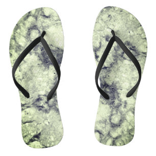 Chanclas Patrón de piedra gema, gris / gris y mármol negro