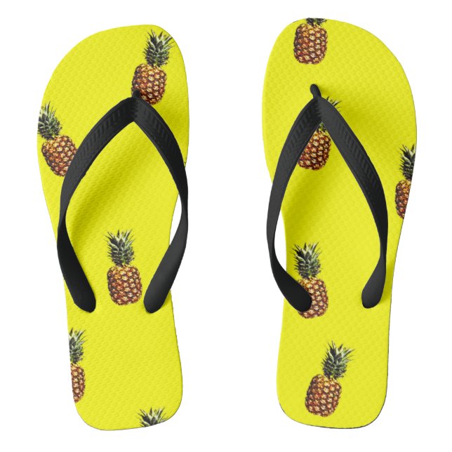 Chanclas Patrón de piña (Plantilla)