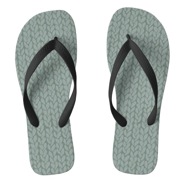 Chanclas Patrón de punto (Plantilla)