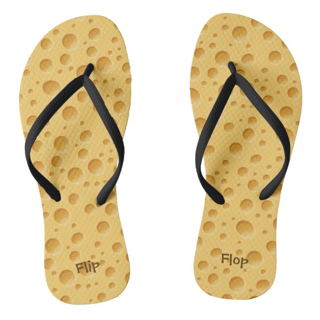 Chanclas Patrón de queso suizo (Plantilla)