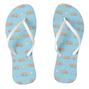 Chanclas Patrón de ranura del tiempo de sueño