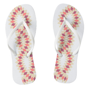 Chanclas Patrón de remolque de diamantes