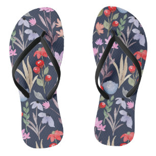 Chanclas Patrón de superficie floral Moda Botánica