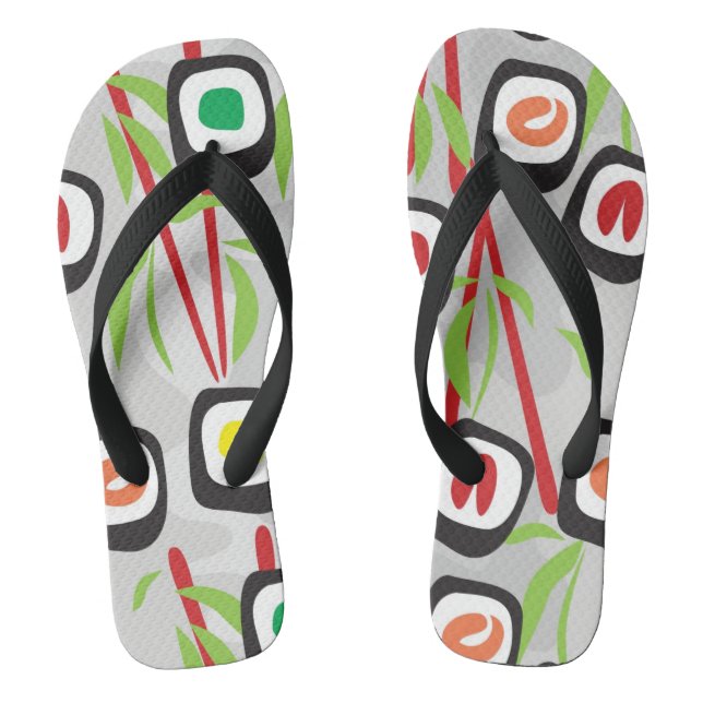 Chanclas Patrón de sushi (Plantilla)
