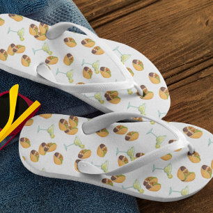 Chanclas Patrón de tacó Margarita de cocina mexicana