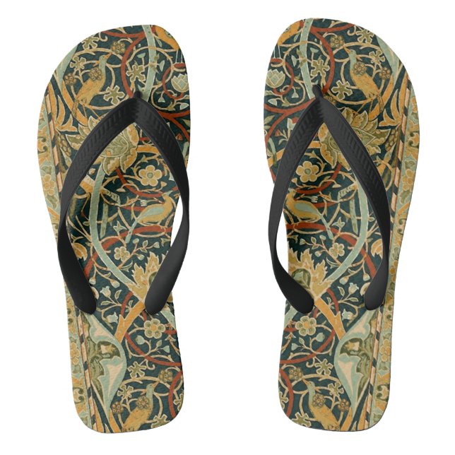 Chanclas Patrón de tapiz del bosque de William Morris: Vint (Plantilla)