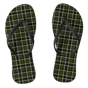 Chanclas Patrón de Tartán de camuflaje moderno militar