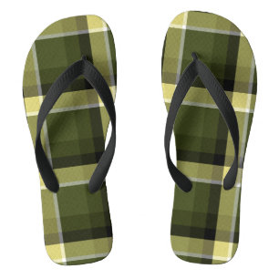 Chanclas Patrón de Tartán de camuflaje moderno militar