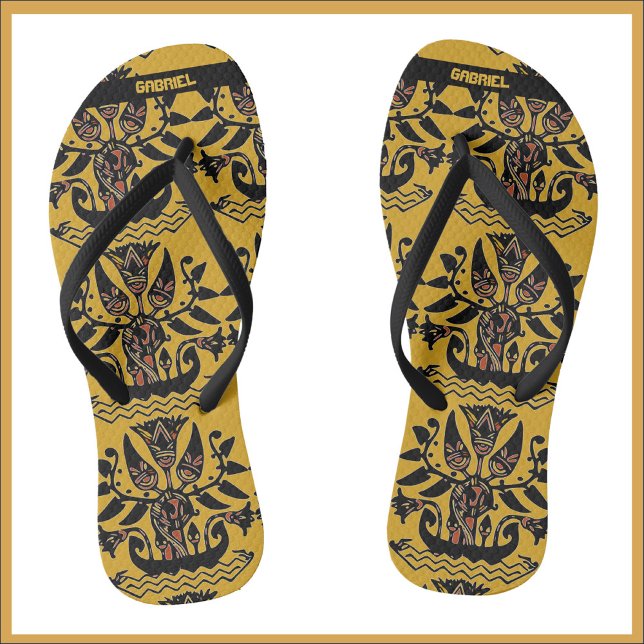 Chanclas Patrón de tatuaje étnico tribal (Subido por el creador)