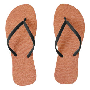 Chanclas patrón de textura de cuero