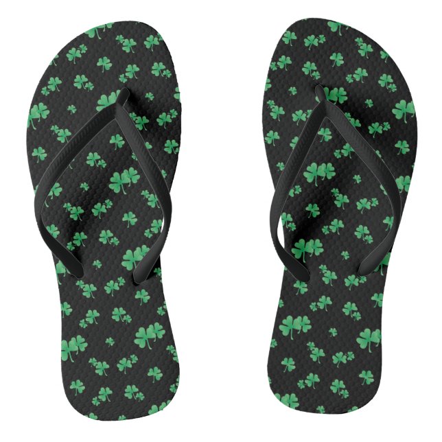 Chanclas Patrón de Trébol Irlandés (Plantilla)