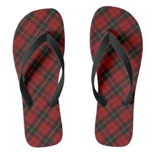 Chanclas Patrón de trono de clan escocés Wallace Tartán