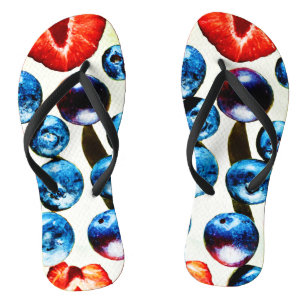 Chanclas Patrón de vibrante fertilidad