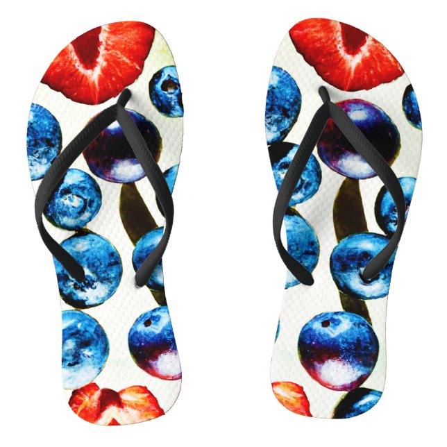 Chanclas Patrón de vibrante fertilidad (Plantilla)